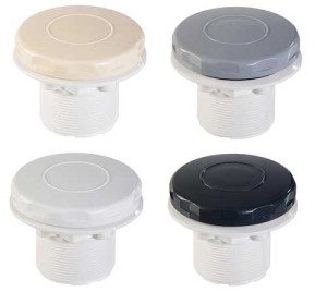 prise balai pour piscine de type liner Blanc