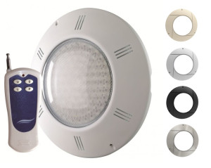 Seamaid Projecteur plat LED RGB modèle couleur + avec bride métallisée inox