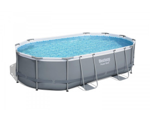 Piscine ovale Bestway Power Steel : 488 x 305 x 107 cm