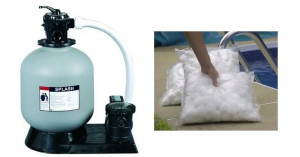 distripool kit de filtration piscine luxe Oregon 12 m3 + 6 sacs AQUALOON