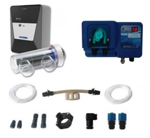 Distri-salt Électrolyseur E-NEXT DUO 7 g/L + Régulateur Micro PH : 30 m3