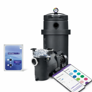 Kit filtration : Pompe Europa 1 CV + Filtre ClariSave 15 + Coffret connecté