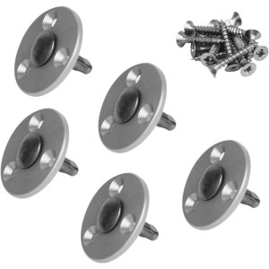 Pack de 10 Pitons escamotables pour plage bois (pas de composite)