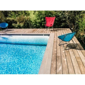 Margelle piscine Borvo : bassin de 8.00 x 4.00 m