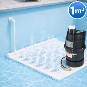 Distripool 1 m2 de DISTRI-JET BUBBLE + 4 ML -+ BLOWER 900 W < à 1.20 m