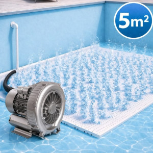 Distripool 2 m2 de DISTRI-JET BUBBLE + 4 ML + BLOWER 1500 W : < à 1.50 m