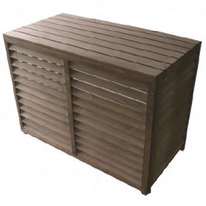Cache pompe à chaleur bois traité L : 1000 x 500 x 950 cm