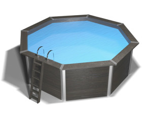 Piscine composite octogonale Ed’line Pool : 3.925 x 1.20 m