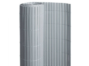 Canisse PVC double face gris : 1m x 3m
