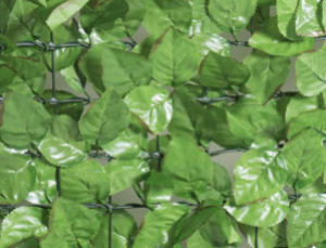 HAIE ARTIFICIELLE FEUILLES DE ROSIER : 1m x 3m