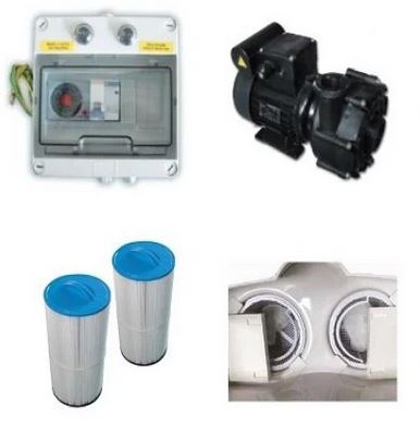 Coffret électrique pour mur filtrant GS14 + transfo déporté