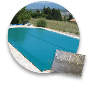 Bâche d'hiver piscine 4 x 7.7 m Desjoyaux ovoïde Sans découpe BLOC