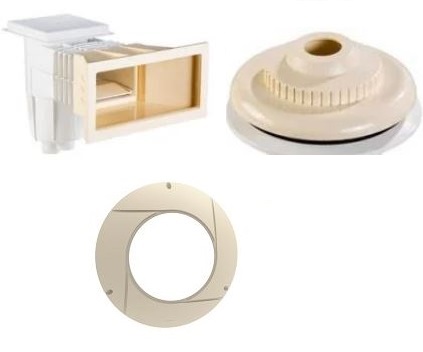Kit pièces à sceller mur GS14 : Filtrinov : BEIGE