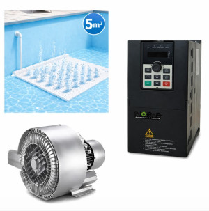 Sparkling-waters Kit complet Bubble Floor L Easy : 5 m2 + Blower + Kit G1