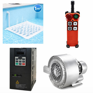 Sparkling-waters Kit complet Bubble Floor S : 1 m2 + Blower + Commande + Kit G1