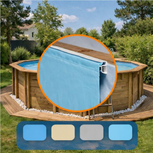 GRE-POOL Liner piscine bois 75/100ème : LILI2 : 280 x 117 cm