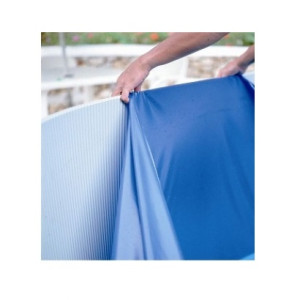 Freedom-Sunbay Liner 75/100ème compatible piscine FREEDOM - 4.57 x 1.32 m - Bleu clair