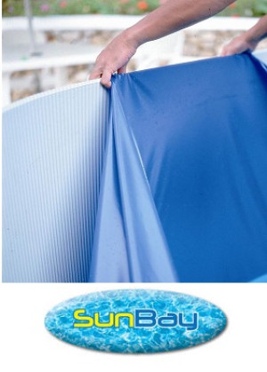 Freedom-Sunbay Liner 75/100ème compatible piscine FREEDOM - 5.49 x 1.32 m Bleu clair