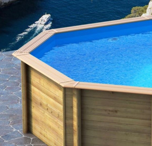 Liner piscine bois VivaPool RIO 5.60 x 3.70 x 1.24 m