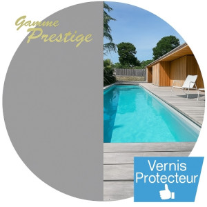 Liner piscine 75/100ème VERNIS Gris Clair - 2010