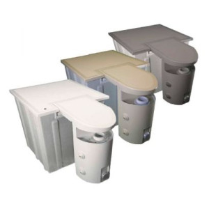 Bloc de filtration Ofiltre complet : Blanc + Kit by pass pour PAC