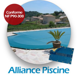 Bâche d'hiver piscine en coque Alliance Celestine 7