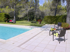Margelle piscine plate Neptune : bassin de 4.00 x 2.50 m
