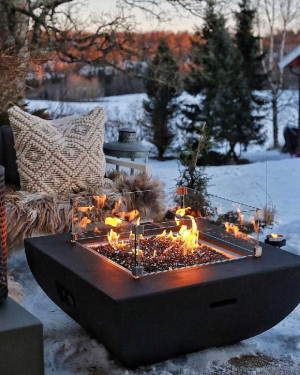 Table brasero à gaz Elementi : Aurora