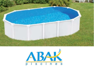 Albatica Liner 75/100ème Osmose Blanche 3.90 x 7.55 x 1.32 m - Bleu ciel