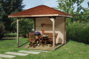 WEKA Tonnelle de jardin en bois PARADIES tailles 1 et 2