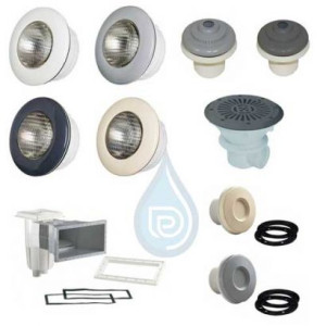 Pack pièces à sceller LED : KIT 1 de couleur : bassin de 8 x 4 m