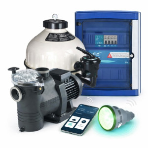 Kit filtration Fuildra 10 m3/h + coffret connecté TILD