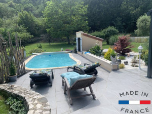 Piscine coque design Tignes de 6.00X3.40X1.50M + 2 Filtrations BIO filtre