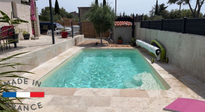 Piscine en coque LES ARCS de 6.00X3.50X1.50M + Filtration palette BOX