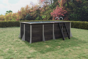 Piscine composite : BREHAL : Rectangle 326 x 167 x 123 cm
