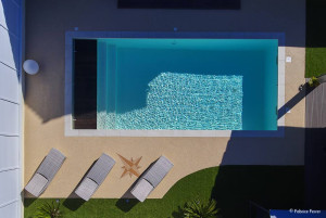 APF Pool Design Volet piscine immergé avec plage : POOL DIVING