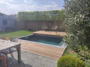 Piscine en kit polystyrène POOLICAN : 6.00 x 3.00 x 1.50 m
