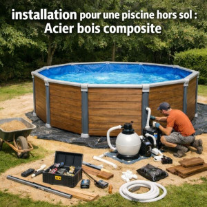 Raccordement hydraulique simple piscine hors sol - 34