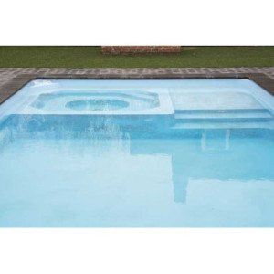 Piscine coque MENPHIS 2 : 8.70 x 4.20 x 1.50 m + LUXE + Coffre PVC hors sol
