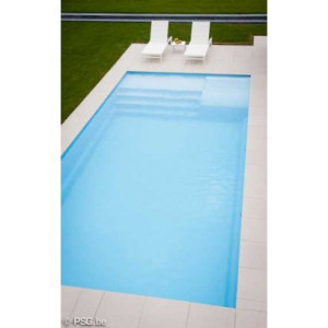 Piscine coque BYZANCE 10 : 10.20 x 4.20 x 1.50m + LUXE + Box Palette