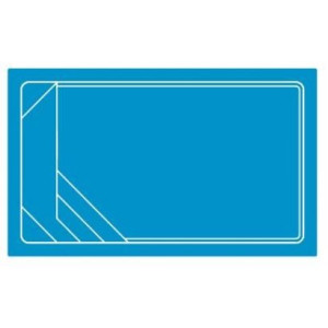Piscine coque Rome 4,43 x 2,56 x 1,45 m + LUXE + local enterré Capot rocher