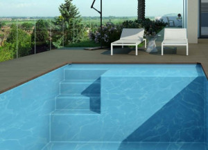 Piscine Olympie 3 : 6.75 x 3.40 x 1.50 m + ECO pièces à sceller sans filtration