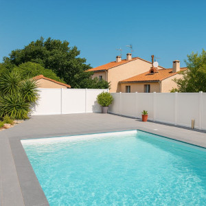 Piscine coque Troie 75 : 7.95 x 3.60 x 1.50m + ECO pièces à sceller sans filtration