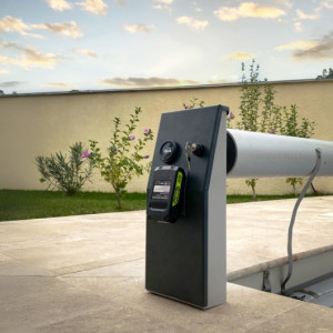 JMbâche Volet motorisé sur batterie Silver Roll (Sans câble) : sur mesure