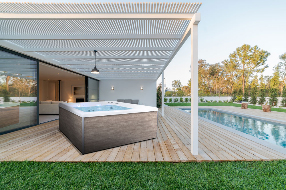 Spa rigide en acrylique Square - Wave 2 - 5 places