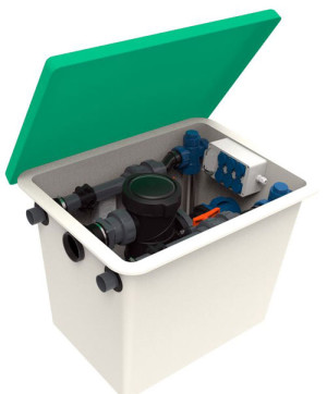 Groupe filtration AF Fosse AquaForte Plug & Play = 75 m3
