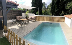 piscine en kit béton 8 x 4 m PREMIUM
