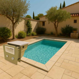 Piscine polystyrène 4 x 2.50 x 1.50 m : avec Mur filtrant GS8