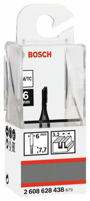 Bosch Nutfräser 6mm D1 32mm L 77mm G 51mm 2608628438