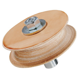 Holzkraft Lederabziehscheibe Ø 100 mm profiliert 5760053